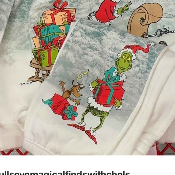 NWT The Grinch Sweatpants xs - Picture 3 of 3